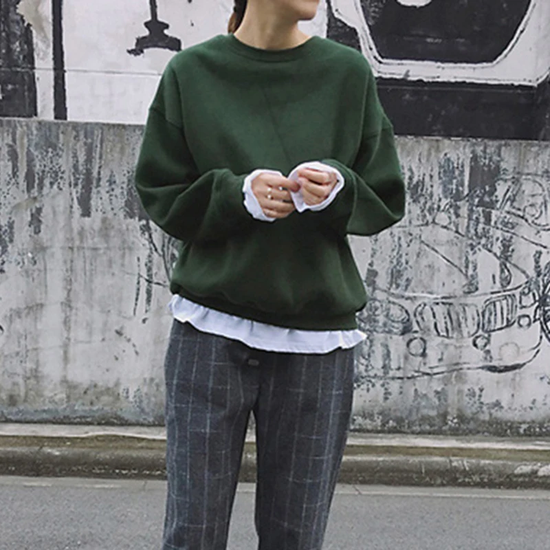 

Women Harajuku Plaid Harem Pants Summer Casual Elastic Waist Slim Nine-Point Plaid Harem Pants Fashion Korean Women Harem Pants