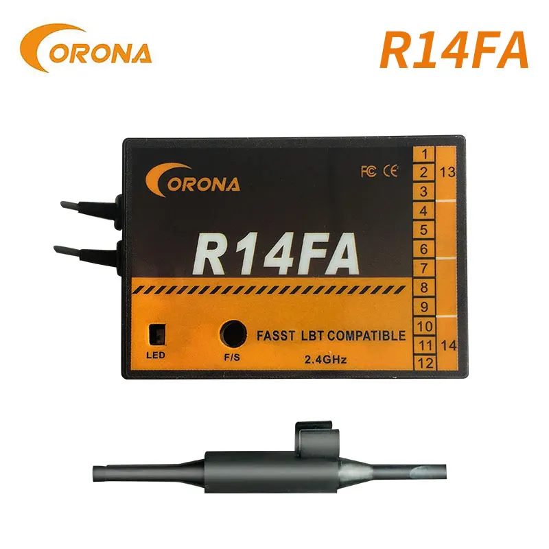 ресивер corona r820fa r4fa r6fa r8fa r14fa 24 ггц futaba fasst совмес