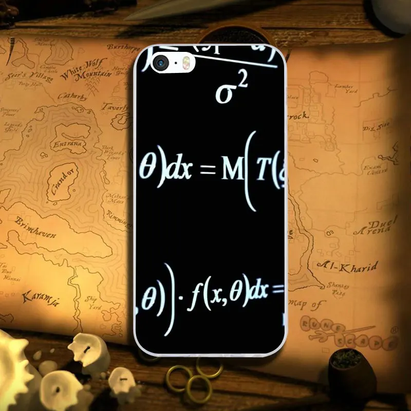 Image 11 Математические формулы Типографика Coque для iPhone 7 8 PLUS 6S X XR XS Max 5 6 5s SE 6PLUS Силиконовый Мягкий Прозрачный Силикон ТПУ чехлы для телефонов - Цвет: Image 11