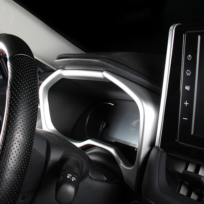

For Toyota RAV4 2019 2020 ABS Plastic Interior Dashboard Meter Display Frame Cover Trim 1pcs Car Styling accessories