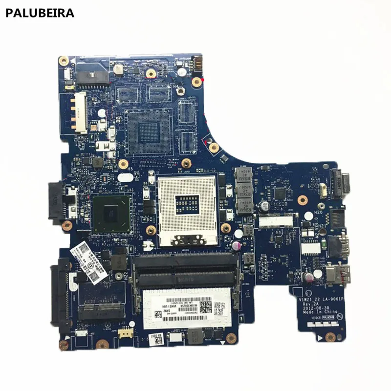 PALUBEIRA Высококачественная FRU:90002215 ДЛЯ Материнская плата Lenovo Ideapad Z400 VIWZ1_Z2 LA-9061P PGA989 DDR3 Полностью протестирована.