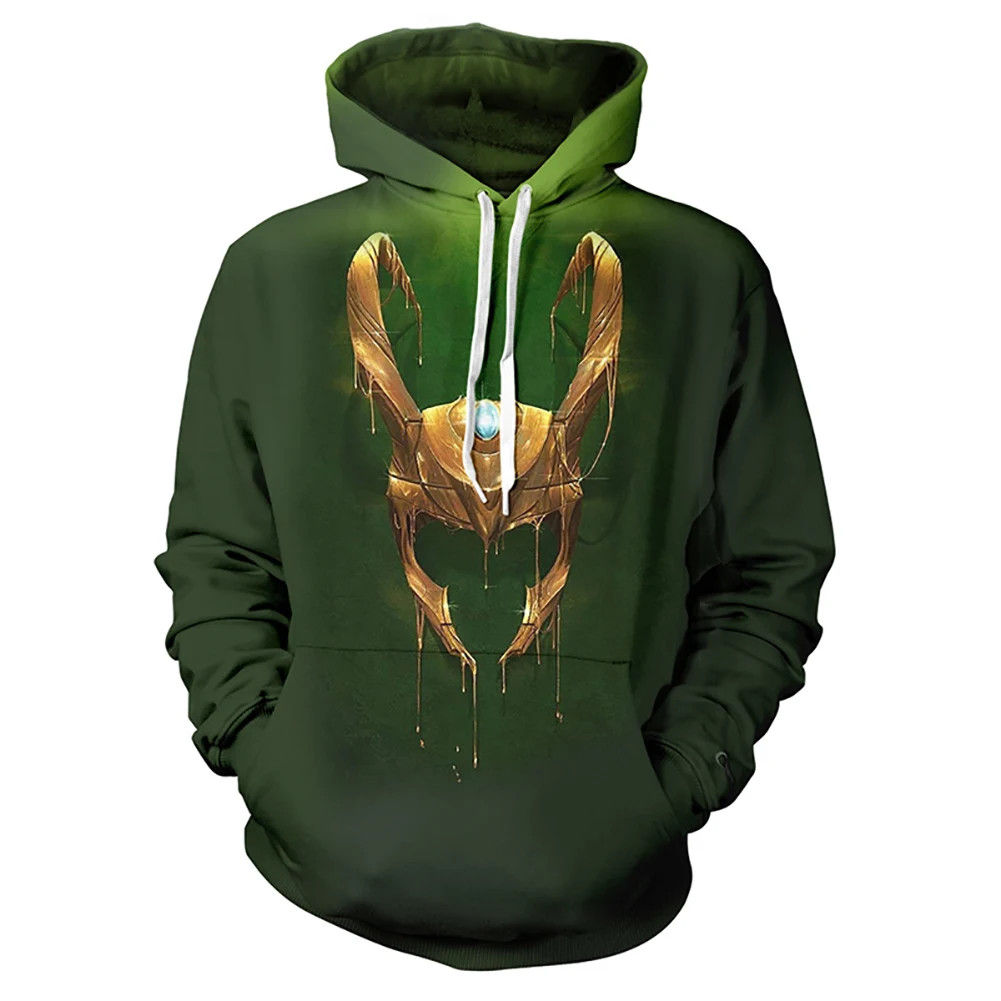 

Loki Helmet Lokis 3Dprinted Hoodie Clothes Adult Men Women Daily Hoodies