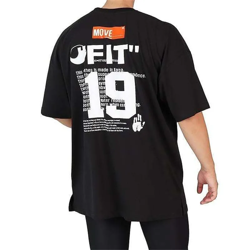 Летняя Новинка 2020 мужская хлопковая свободная футболка с коротким рукавом для