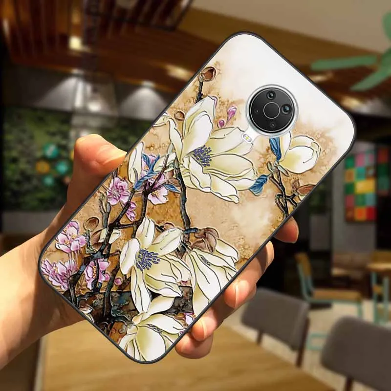 Милый рельефный силиконовый чехол для Nokia C10 C20 C30 G10 G20 X20 X10 C1 Plus 5 4 3 2 8 7 6 1 C3 2020 3D -