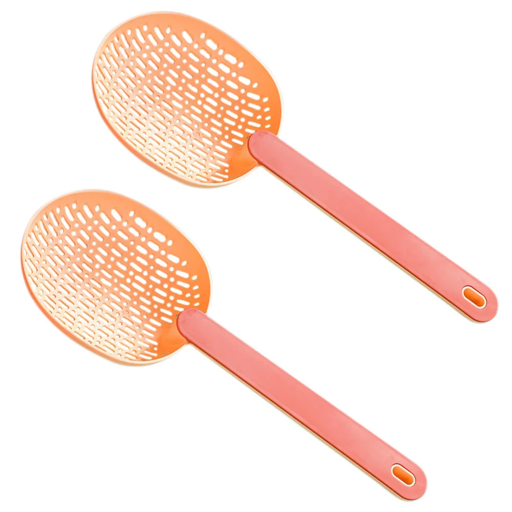 

2 Pcs Household Colanders Simple Filter Spoons Creative Cooking Spoons