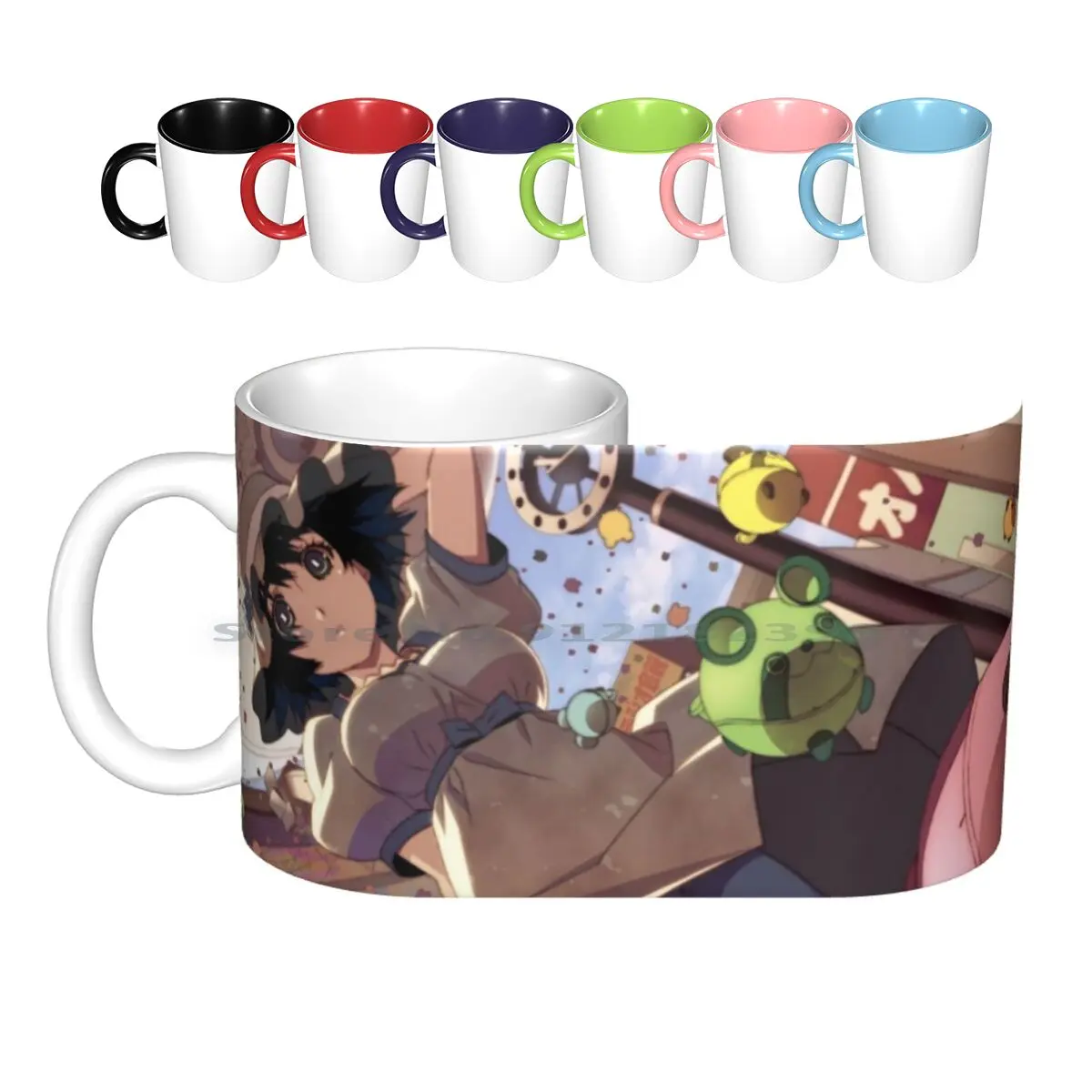 

The World Ceramic Mugs Coffee Cups Milk Tea Mug Steins Gate Mayushi Creative Trending Vintage Gift Bottle Cup