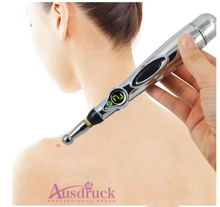 

Free Shipping Hot Sale Electronic Acupuncture Meridian Energy Massage Pen Pain Relief Treatment Health Care Device