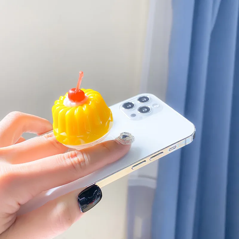 macaron color jelly pudding universal grip tok phone holders socket for iphone for samsung support telephone lazy bracket free global shipping