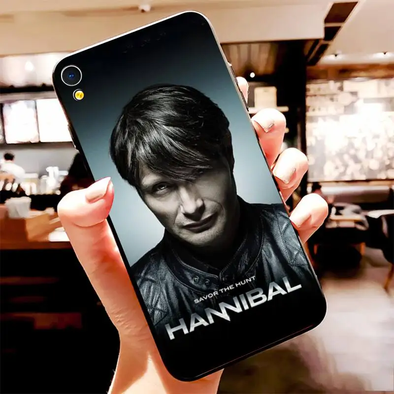 Чехол для телефона PENGHUWAN Hannibal Black мягкий чехол из ТПУ Vivo Y91c Y17 Y51 Y67 Y55 Y93 Y81S Y19 Y7S |