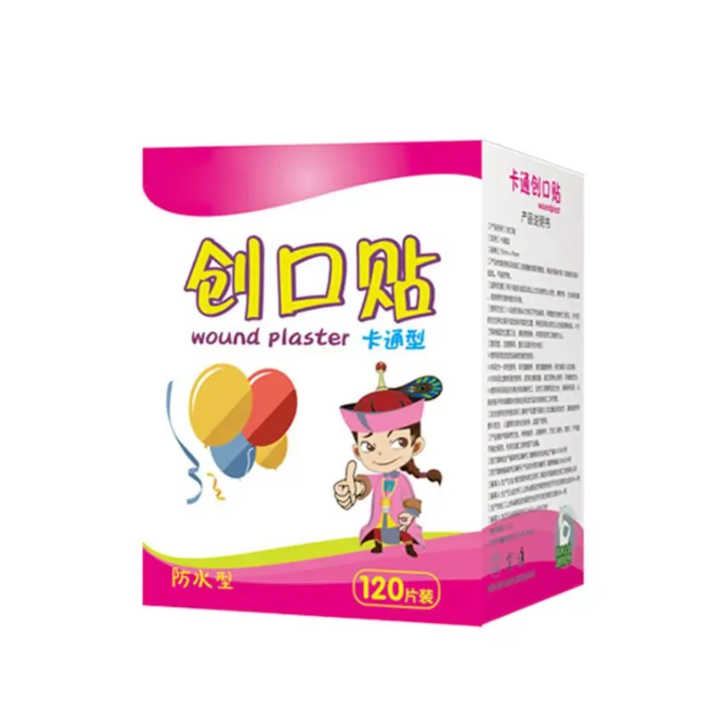 

57EE 120 Pcs/box Cartoon Band-aid Cute Mini Children Breathable Waterproof Bandage ok Bandages Hemostatic Patch
