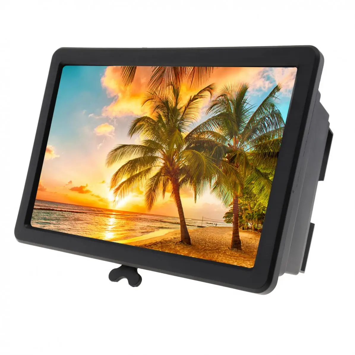 2X Black Acrylic+ ABS Portable Extension-type 3D Video Mobile Phone Screen Magnifier with Mobile Phone Bracket