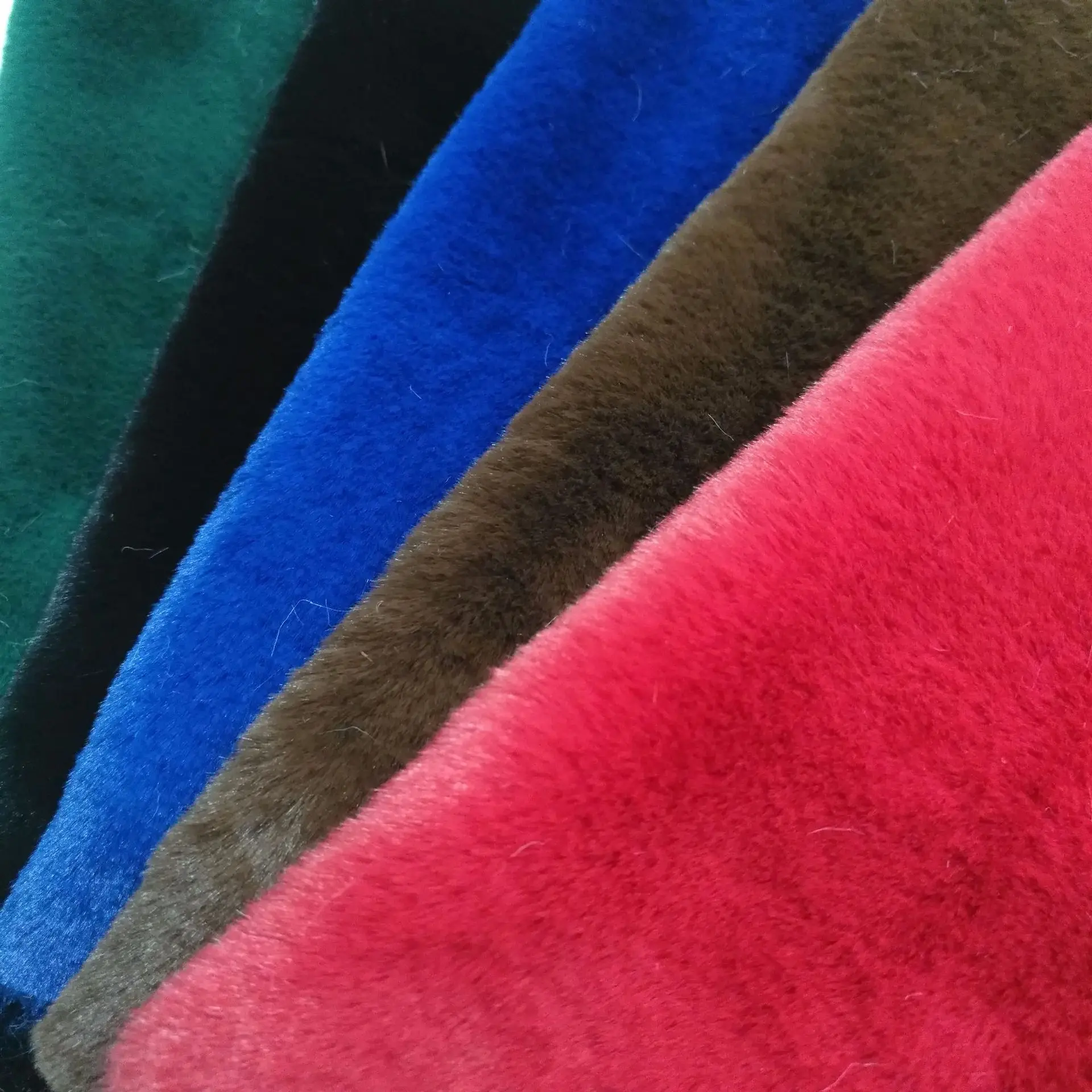 Fine rex rabbit fur rabbit fur velvet fur coat wool ball shoes fabric