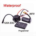 Водонепроницаемый бесщеточный двигатель 3650 3900кв3660 3300кв3670 2150кв 60A 80A 120A бесщеточный ESC комбинированный набор для автомобиля 18 110 RC