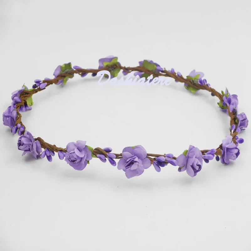 5 шт. головные уборы для невесты искусственная Корона светильник фиолетовая