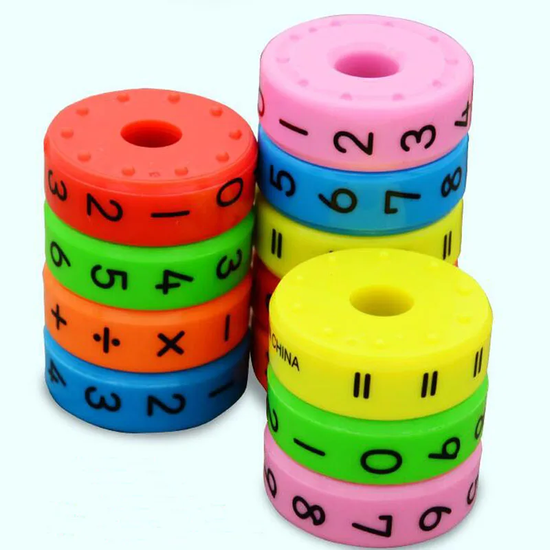 

6Pcs Kids Magnetic Puzzles Table Games Montessori Educational Board Game Toy Math Numbers DIY Assembling Puzzles Board Games