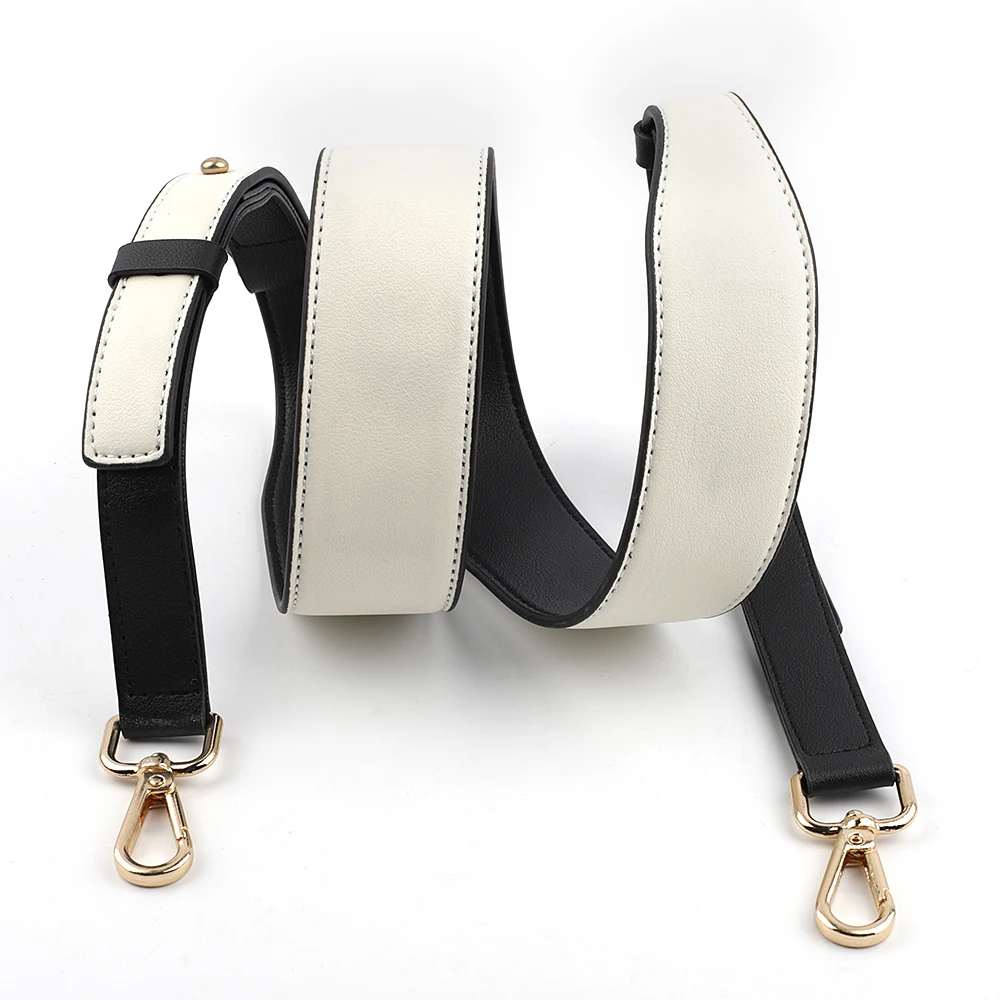 

High Quality Cross Leather Shoulder Bag Strap Metal Hook Adjustable Belt Bag Handles Accessories Bag Strap Replacement Obag