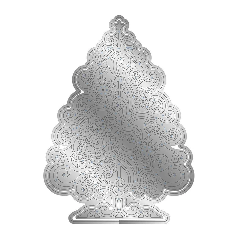 Лидер продаж 2020 металлические штампы для тиснения рождественской елки звезды