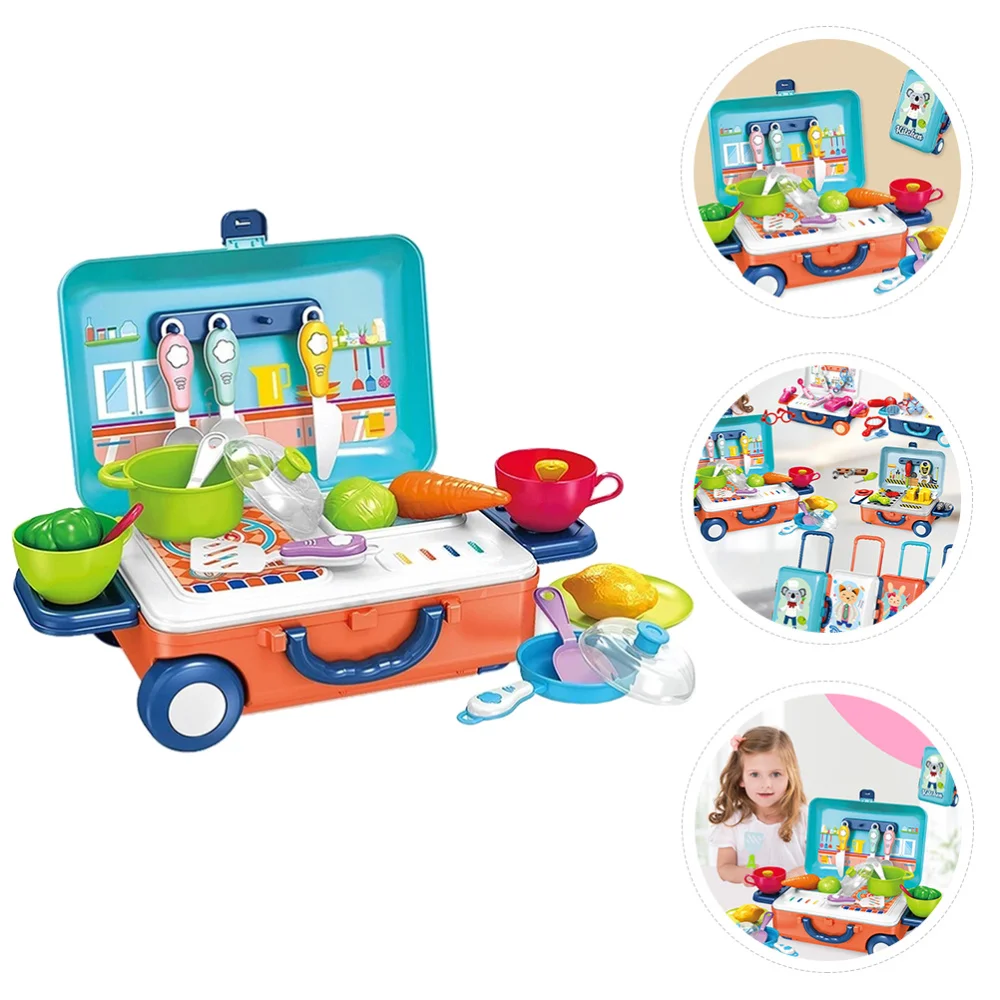 

1 Set of Simulation Kitchenware Toys Kitchen Pretend Play Toys Children Gift