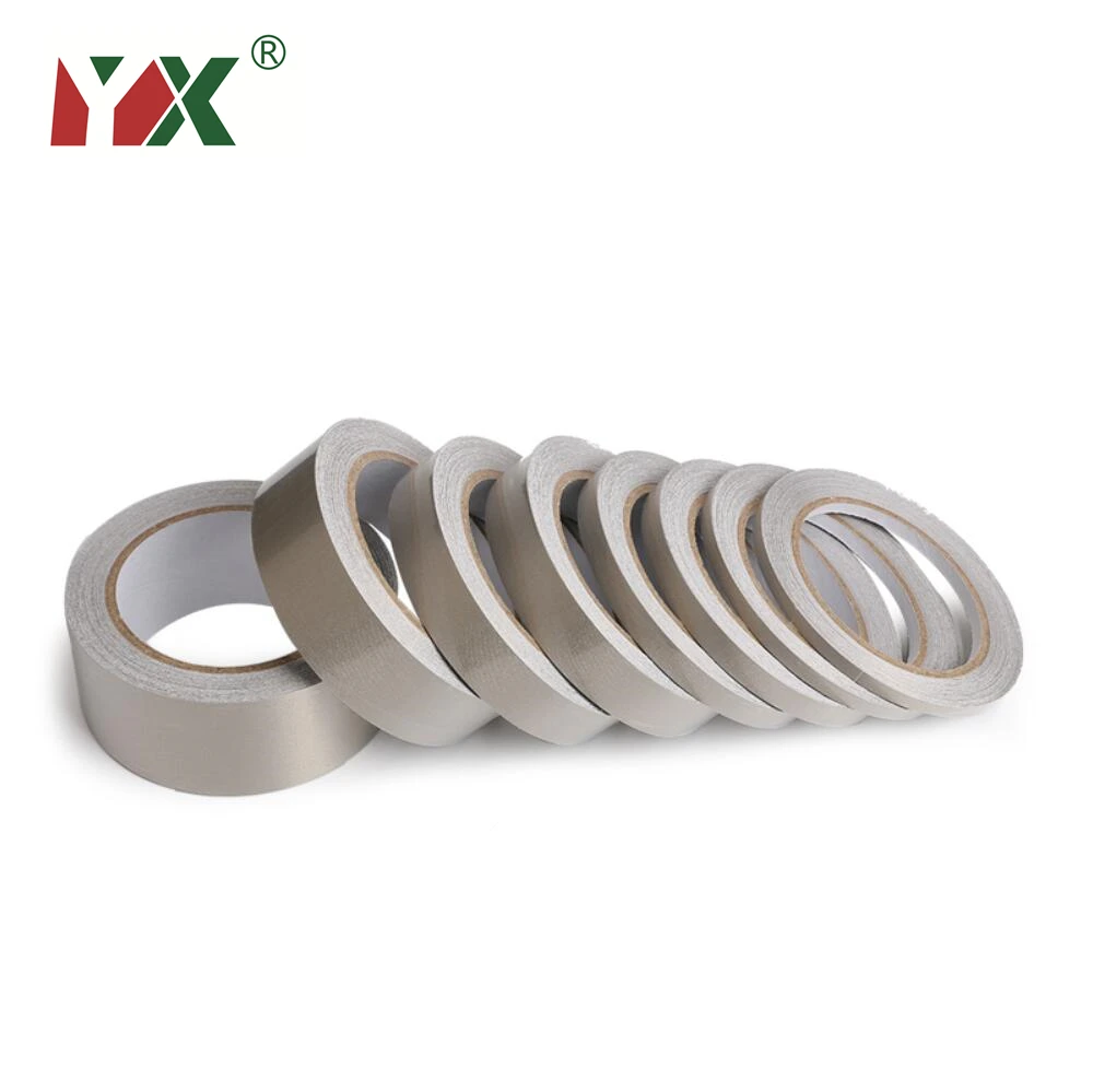 YX Серебряная проводящая тканевая лента односторонняя клейкая для ноутбука