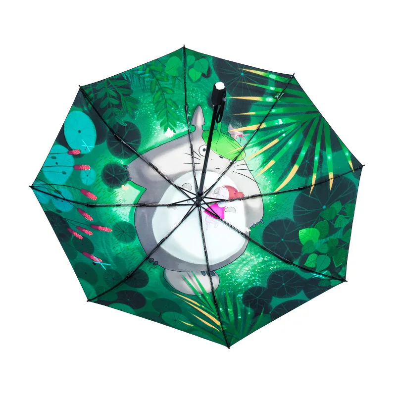 Креативные милые с героями мультфильма Тоторо и дождь зонты Для женщин Леди