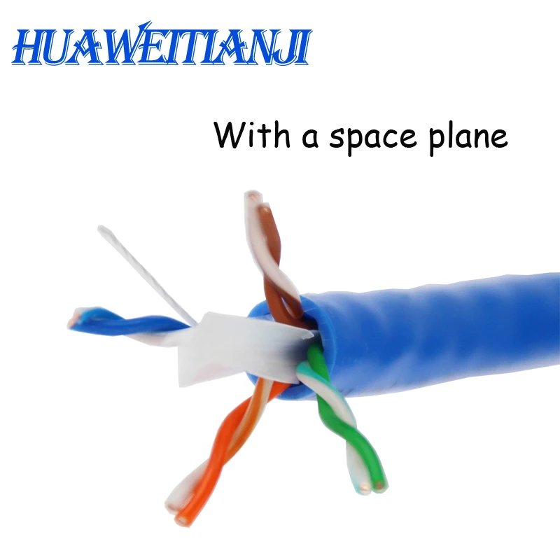 Preise HUAWEITIANJI Cat.6 100M KATZE 6 Ethernet Kabel UTP Innen Lan Netzwerk Engineering Unshielded Twisted Pair 8*0,57 305m