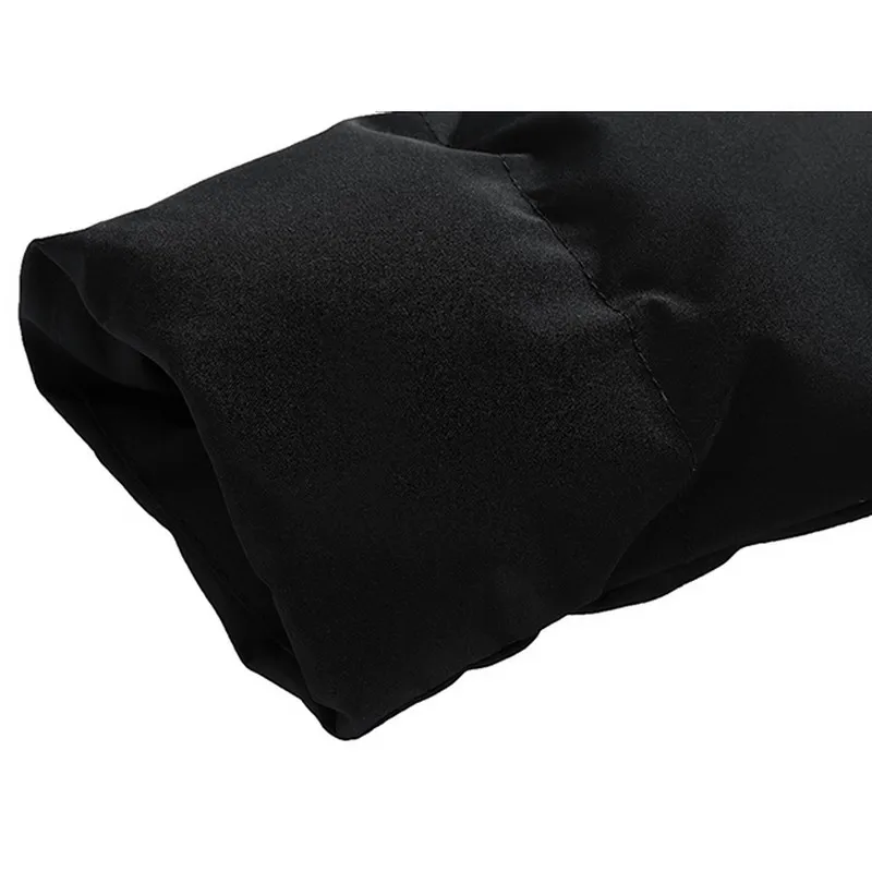 Warm Men Parka Jackets Winter Coat Men's Warm Parkas Streetwear Cotton Coats Slim Male Jackets Solid Windproof Padded Coat