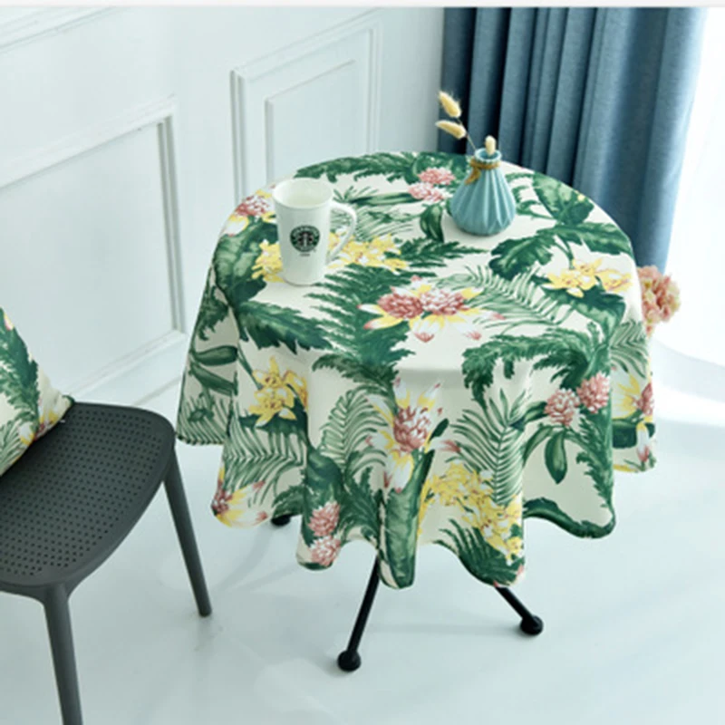 Брендовая скатерть из полиэстера и хлопка в скандинавском стиле простая