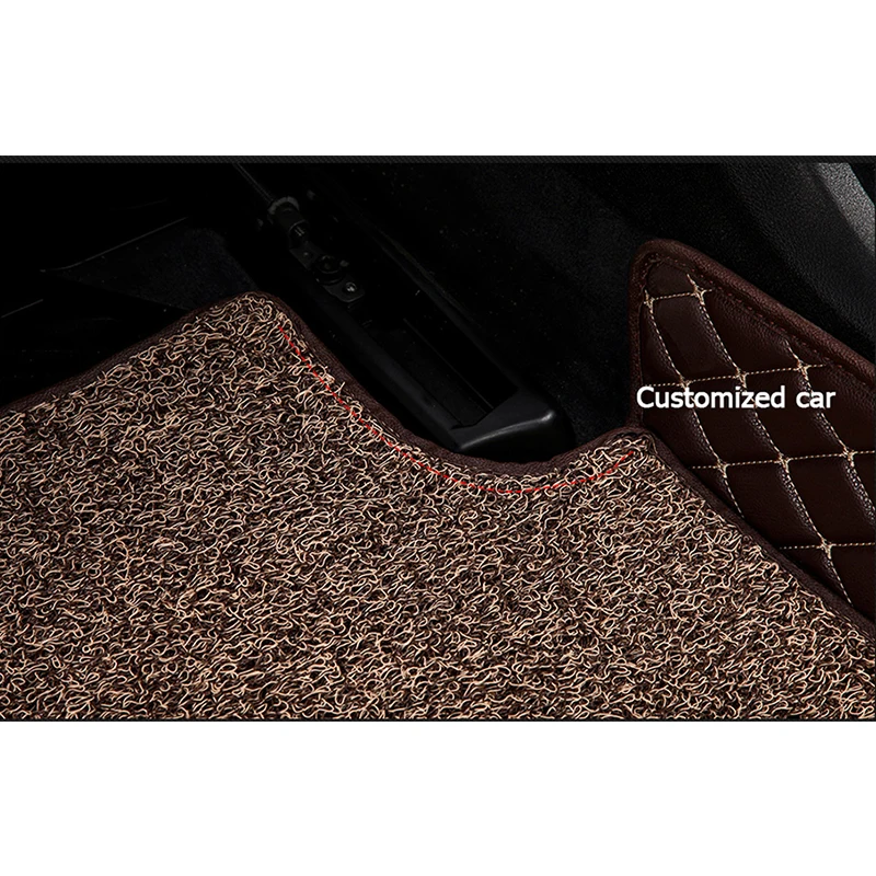 

KADULEE Custom car floor mats For MINI Cooper R50 R52 R53 R56 R57 R58 F55 F56 F57 Countryman R60 F60 mini one Double foot mats