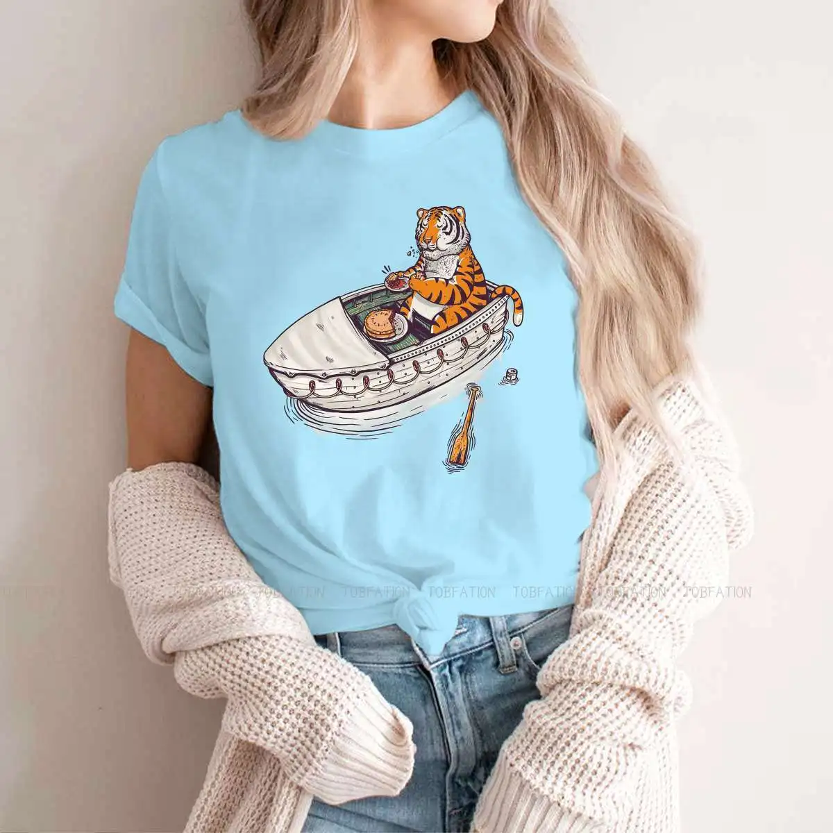 

Модные хипстерские футболки Life of Pi Tiger Pi Patel Adventure фильм Женщины 4XL Стильные топы из чистого хлопка футболка с круглым вырезом большой размер