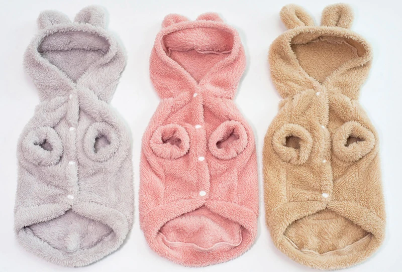 Warm Cat Clothes Winter Pet Puppy Kitten Coat Jacket For Dogs Cats Chihuahua Yorkshire Clothing Costume S-2XL
