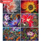 HUACAN полный дрель алмазного живопись подсолнухи вышивка крестиком настенное искусство Алмазная мозаика, цветы украшения для дома