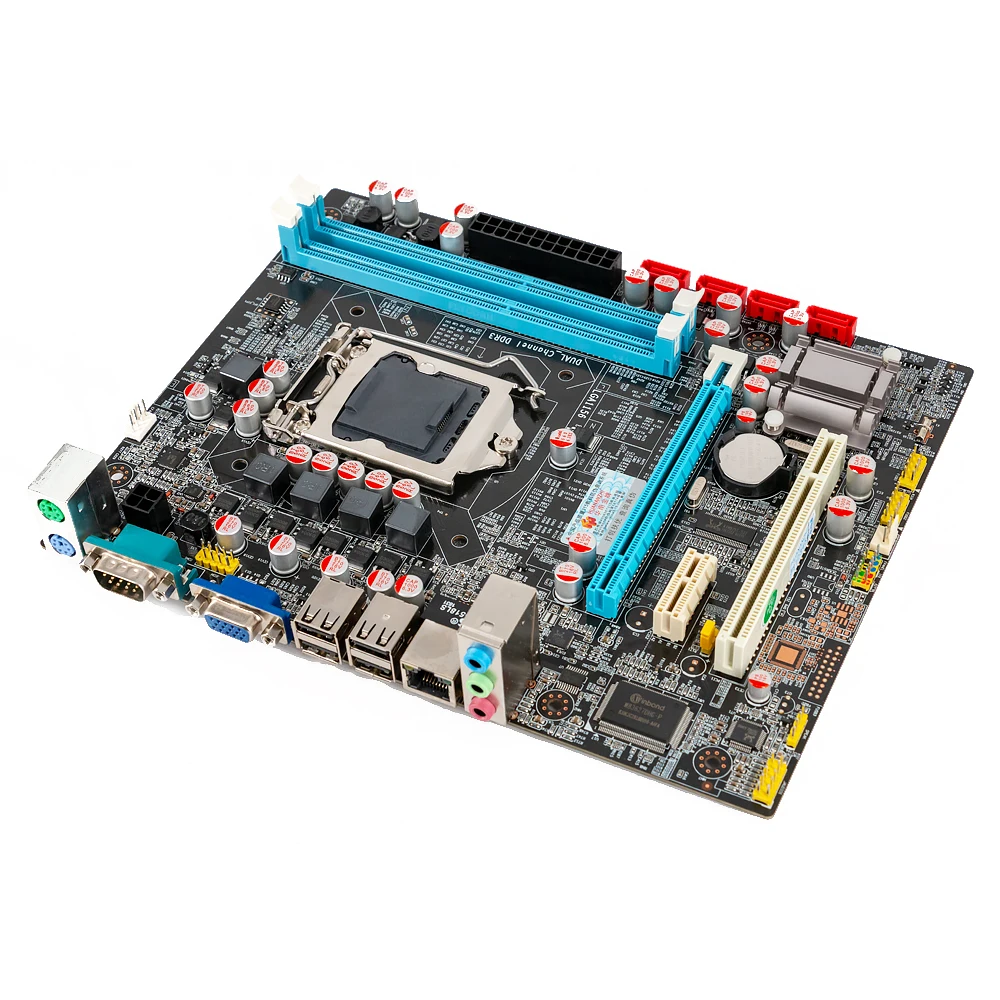 Huanan Zhi H55 материнская плата для Intel LGA 1156 i3 i5 i7 DDR3 16 Гб SATA2.0 PCI-E VGA COM M-ATX | Компьютеры и