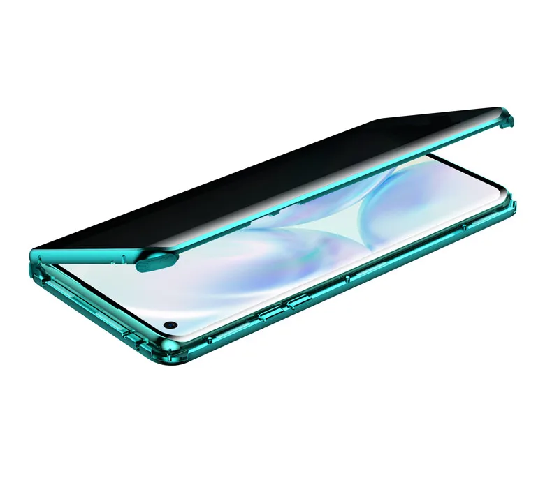 OnePlus 8 Pro стеклянный противоударный магнитный металлический бампер 360 передний и