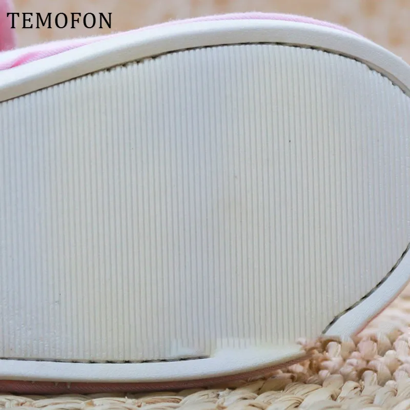Домашние меховые тапочки TEMOFON Женская пушистая обувь комфортные теплые домашние