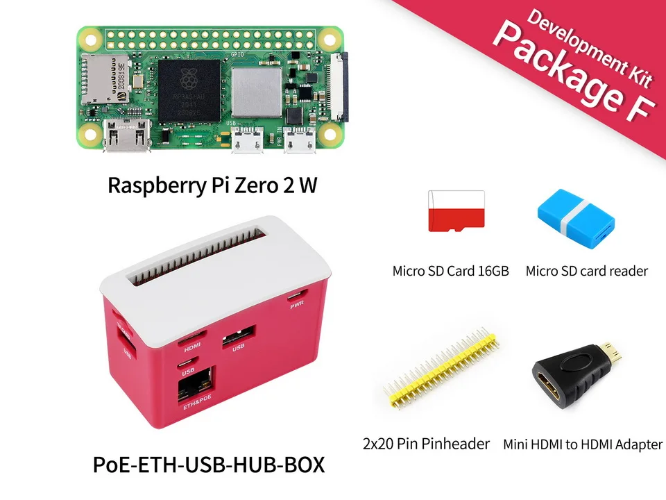 

Raspberry Pi Zero 2 Вт Packag F,Raspberry Pi Zero 2 Вт, четырехъядерный процессор Arm Cortex в пять раз быстрее 1 ГГц, Wi-Fi,Bluetooth 4,2 BLE