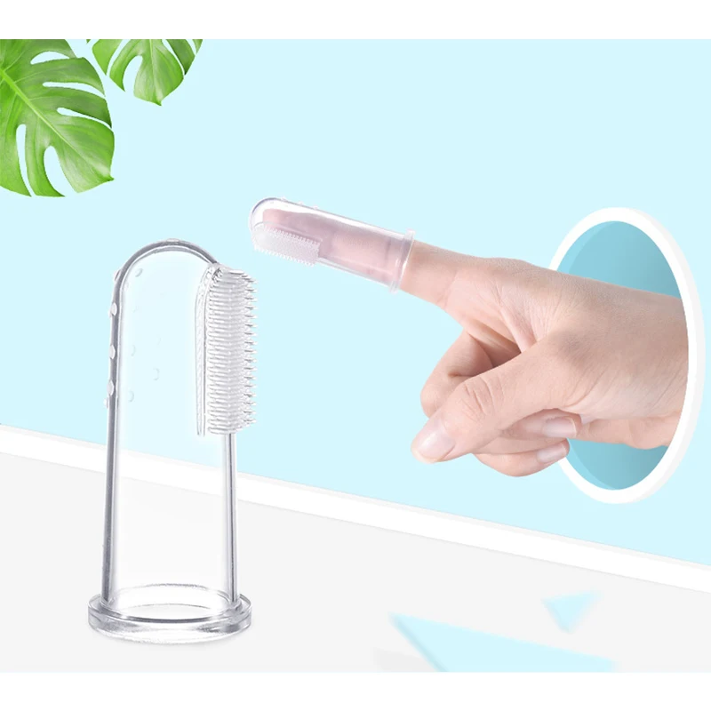 Силиконовая зубная щетка для пальцев младенцев чистки пальцев|Зубные щетки| |