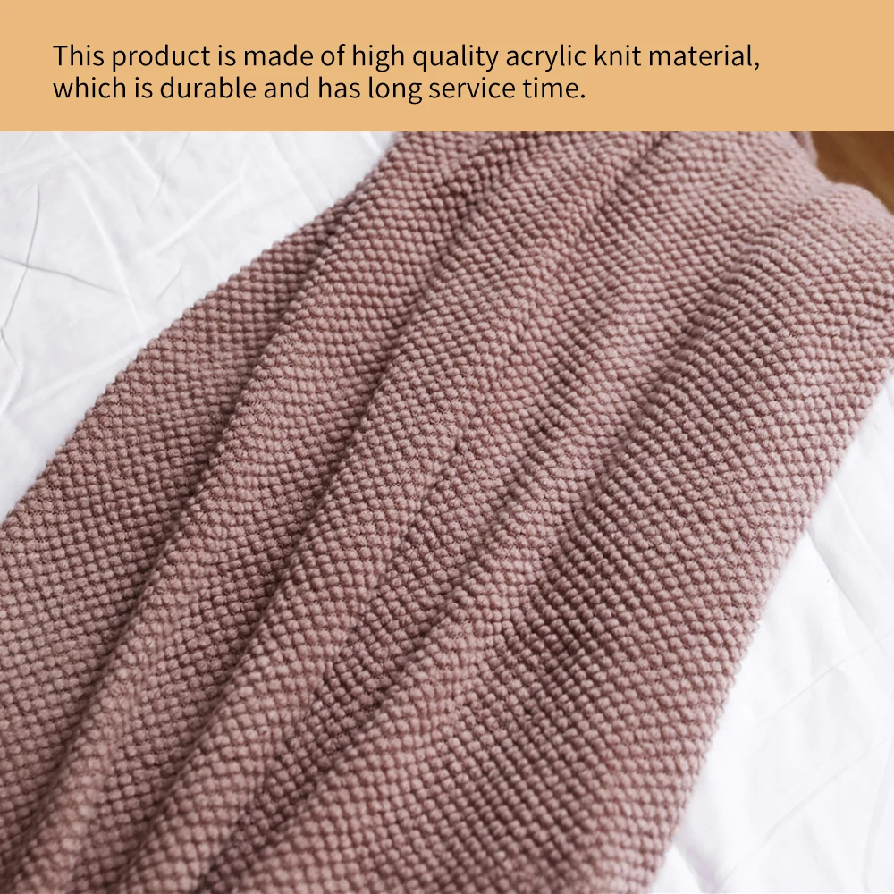 Одеяло для дивана нордическое вязаное одеяло из ниток кровати плед дорожное сна