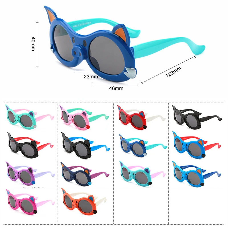 Детские поляризованные солнцезащитные очки для мальчиков и девочек детские TR90