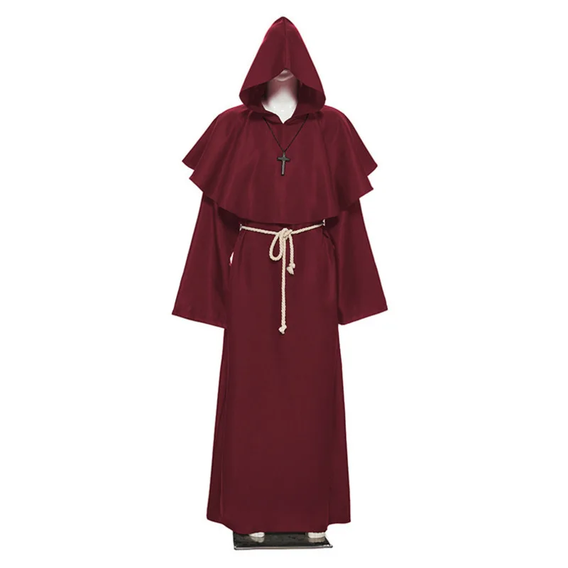 Костюм Чумного доктора для косплея средневековый Халат с капюшоном ужасная
