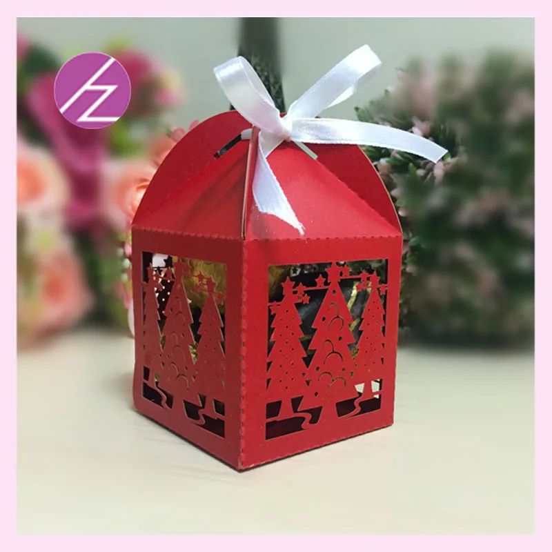 50 шт китайские красные свадебные конфетные жемчужные коробки для вечеринки на