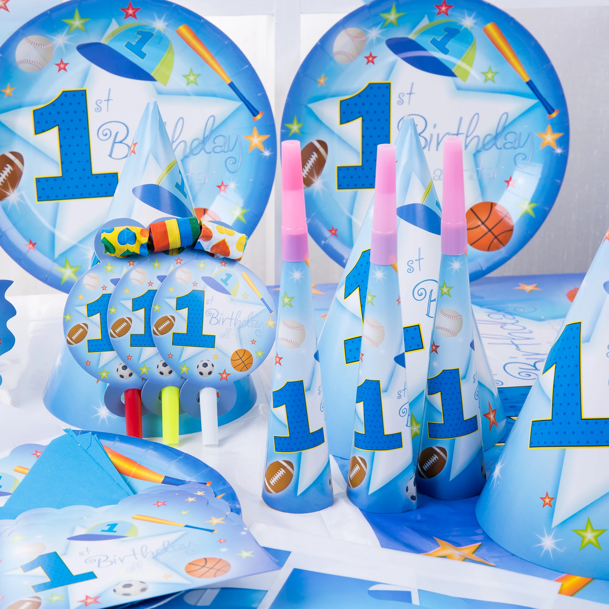 1 комплект бумажные тарелки для детского душа с днем рождения чашки го дня