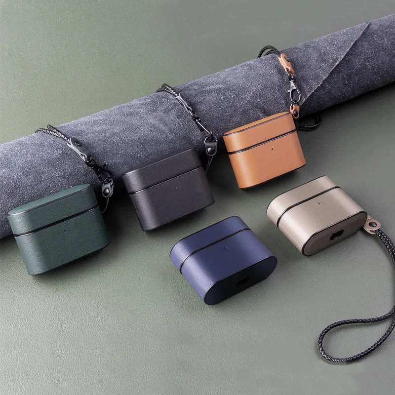 

Earphone Case For Airpods Pro Bluetooth Headphone Cases Cover Leather Protected Cover For Airpods 1 2 3 Apple Air Pods Pro Case