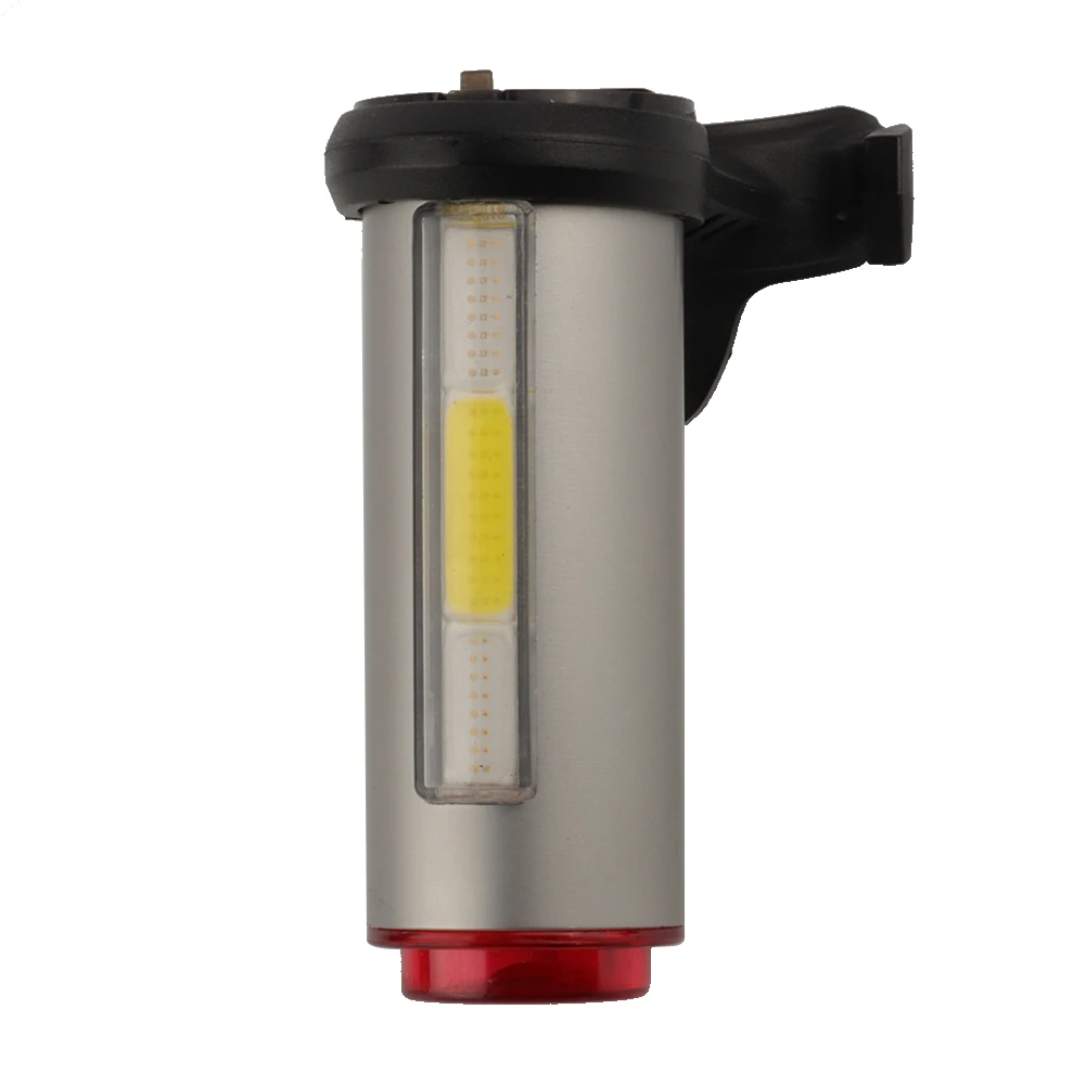 

Moutain Road Bike Night Riding Waterproof COB Taillight With USB Charging 3Colors Light(Silver) IPX5 Waterproof Lightweight