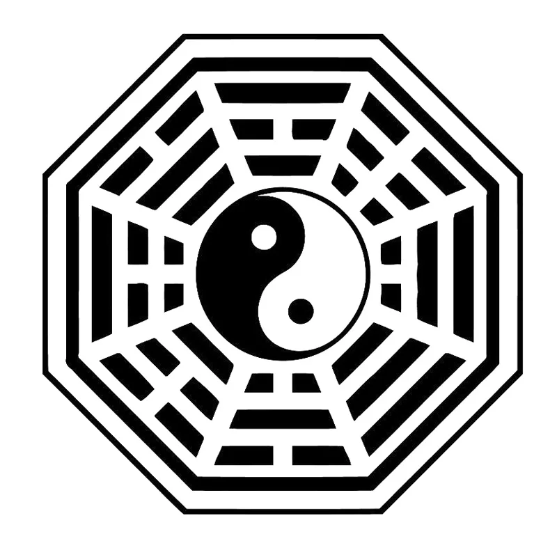 

16,3 см * 16,3 см Будды Инь креативные автомобильные стикеры Декор авто-Стайлинг