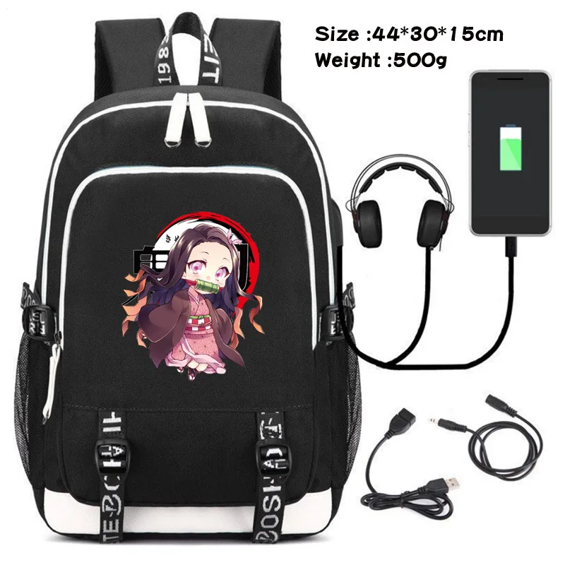 Рюкзак Kimetsu с отделением для карт и USB-портом | Багаж сумки