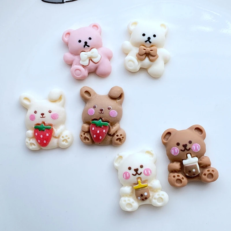 

Мини фигурки медведей из смолы, набор из 12 штук