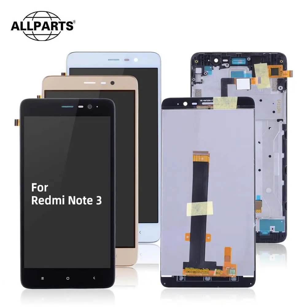 150mm Дисплей для Xiaomi Redmi Note 3 Pro LCD в сборе с тачскрином на рамке Оригинал 5.5''