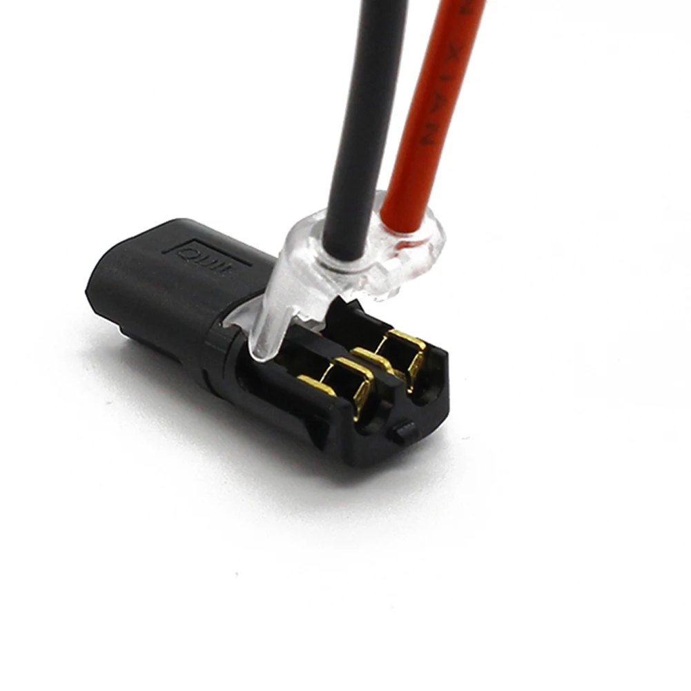 Клеммная колодка с зажимом кабеля 2P легкая установка для светодиодной ленты