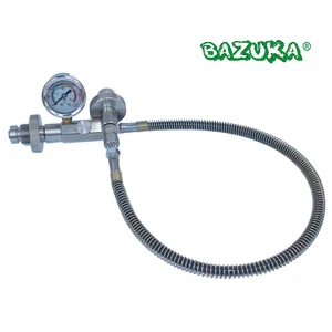 Воздушный пистолет для пейнтбола, пневматический пистолет для страйкбола PCP DIN, декантирующий шланг для выравнивания давления + манометр-двойной 232 и 300 бар