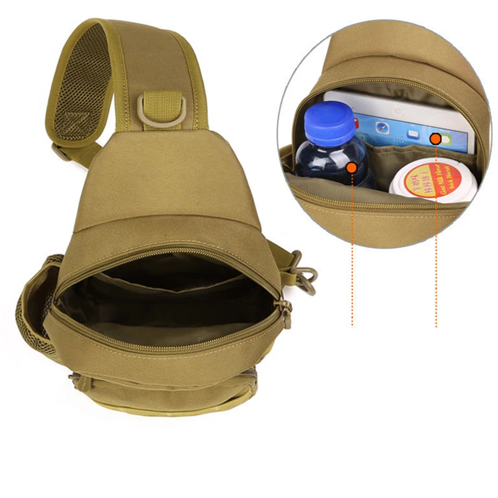 

Chest Sport Bag Nylon Military Tactical Travel Shoulder Messenger Sling Pack